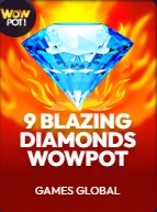 9 Blazing Diamonds WOWPOT