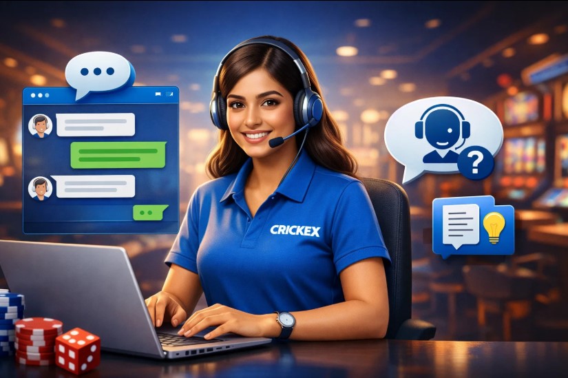Crickex Bangladesh online support team on live chat and email